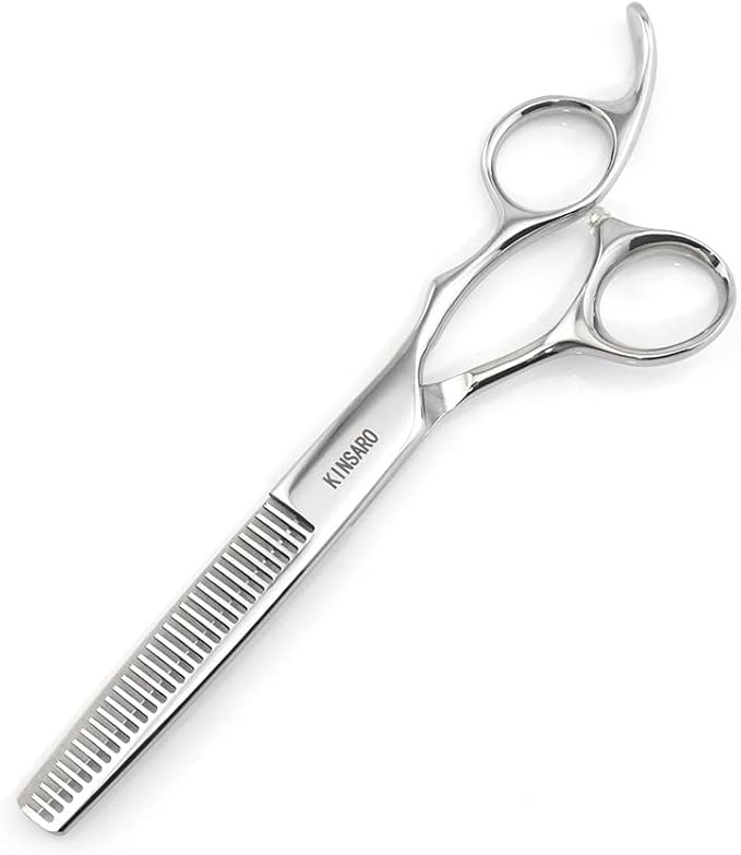 KINSARO Professional 6 Inch Hair Thinning Shears 440C Texturizing Shears