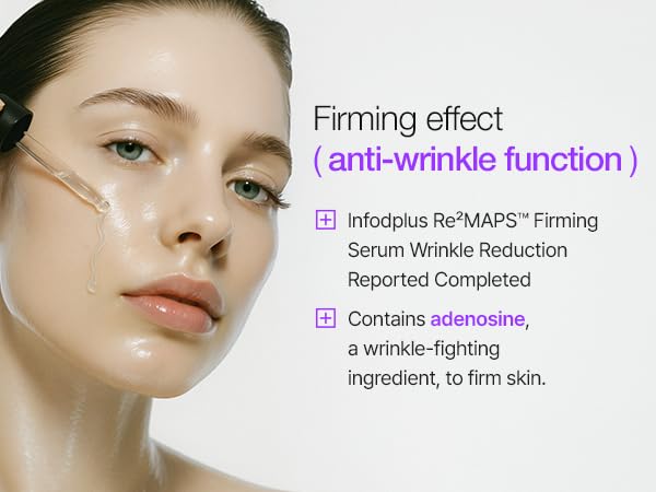 INFODPLUS Advanced Firming Serum Matrixyl 3000 Peptide Complex 10% with Retinol, Wrinkle, Fine Lines, Elasticity, Dark Spot and Tone Support, Anti-Aging Hydrating Serum, Korean Skincare 1.01 fl oz