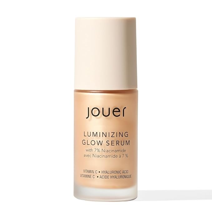 Jouer Luminizing Glow Drops Serum with 7% Niacinamide | Mix 2–3 Drops With Moisturizer or Foundation For A Summer Glow, Use With or Without Makeup, 1 fl oz