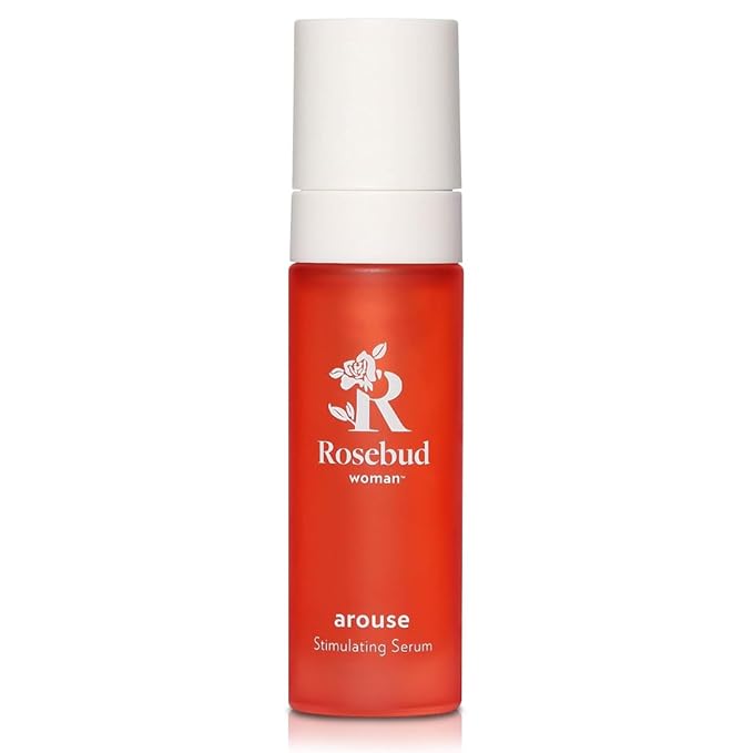 Rosebud Woman Arouse Stimulating Arousal Serum for Women – 3-in-1 Promotes Natural Lubrication, Plumping & Tingling Sensation – Plant-Based, Vegan, OBGYN-Approved Intimate Serum (1 oz)