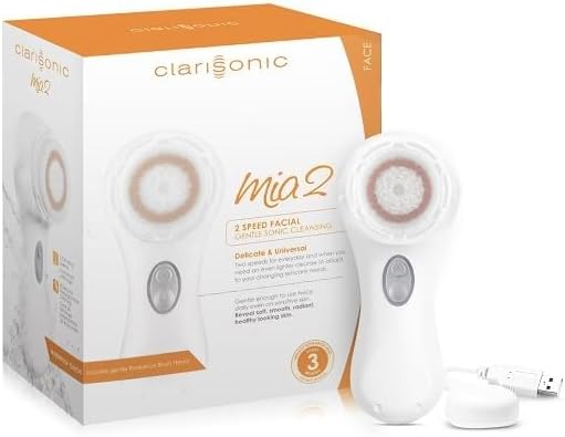 Clarisonic Cleansing System, Gentle and Everyday Cleansing Set (Cool White)