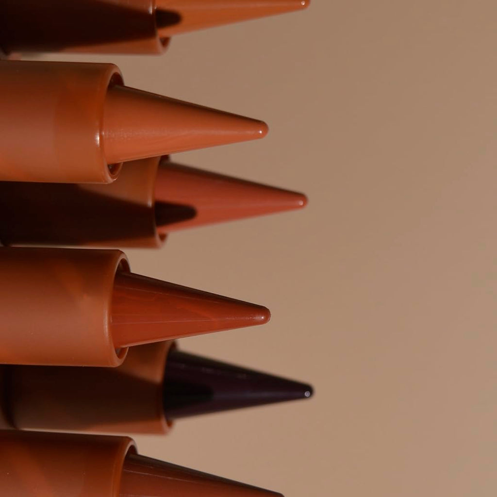BAISEN DIARY 2Pcs 2-in-1 Gradient Lip Liner and Lipstick Lip Combo Set - Achieve Flawless Contour and Gradual Ombre Effect with Easy-to-Use Crayon Form and Cone Tip (2Pcs 01# Milk Tea)