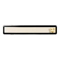 Classic Black & White Hair Barrette for Women, Small, 3.1 inch, 1 Pcs