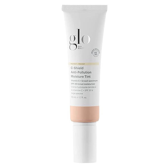 Glo Skin Beauty C-Shield Anti-Pollution Moisture Tint SPF 30, 1N-Fair – Tinted Moisturizer with SPF, Lightweight Tinted Sunscreen for Face, Vitamin C & Squalane, Dewy Sheer Coverage, All Skin Types