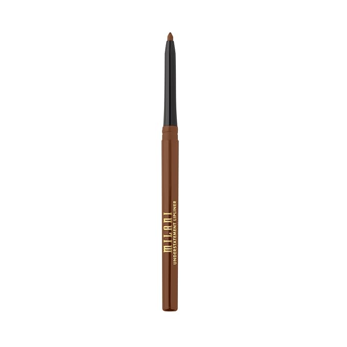 Milani Understatement Lipliner Pencil - Highly Pigmented Retractable Soft Lip Liner Pencil, Easy to Use Lip Makeup - Saucy Toffee