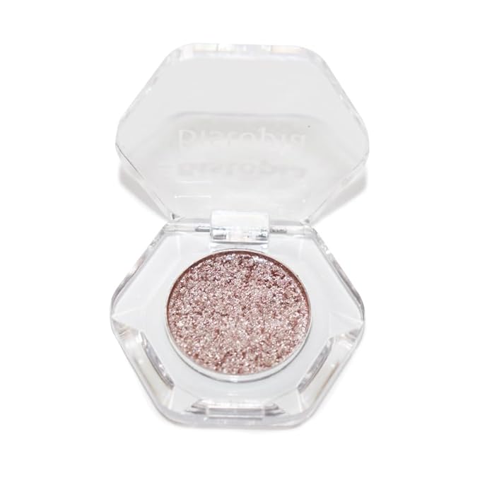 Bistopia Holographic Glitter Single Eyeshadow, Pearlescent Shimmer Metallic Cream Powder Eye Makeup, Blendable Long Lasting Waterproof, Multi-Use Face Highlighter, 2g(Tessera)