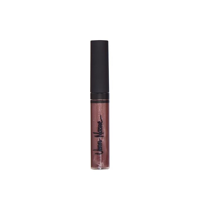 VERA MOORE COSMETICS AND SKIN CARE Lip Gloss, Moisturizing Lip Color with Shimmer for Long Lasting Shine, Lightweight Lip Stain, Girls Non-Sticky Lip Gloss with Aloe Vera, W/Vitamin C, E (Chocolate)
