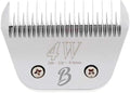 Bucchelli Skip Tooth Wide 4 Blade Dog Grooming 4W Cuts Length 3/8"-9.6mm Japanese High Carbon Steel Dog Grooming Blade Supplies | Detachable Blade Clipper (B4W)