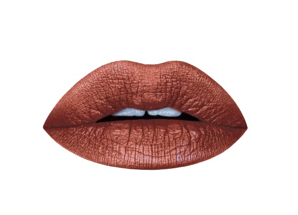 Aromi Teddy Bear Metallic Matte Liquid Lipstick, Chocolate Brown Shade