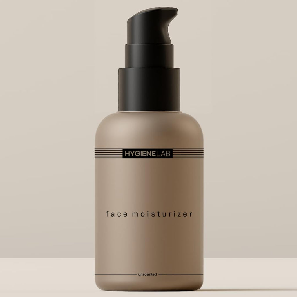 HygieneLab Face Moisturizer with Hyaluronic Acid, Non-Greasy for Dry Skin