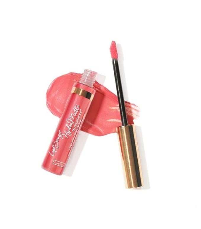 SeneGence LipSense HydraMatte Long-Lasting Liquid Lipstick – Candy Coral, 0.25 Fl Oz. Up to 6-Hour Wear. Waterproof. Transfer-Proof Cream-to-Matte. Hydrating. Vegan. Alcohol-Free.