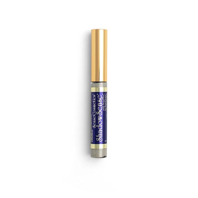SeneGence ShadowSense EyeShadow, Platinum Glitter, 0.14 Oz, Shimmer Metallic Cream to Powder Eyeshadow, Long-Lasting, Anti-Aging, Waterproof, Smudge-Proof Formula for Flawless All-Day Wear