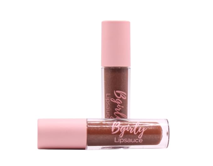Bgirly Lipsauce | Handmade, Vegan, Moisturizing Lip Gloss, Non-Sticky Lip Gloss (Chestnut)