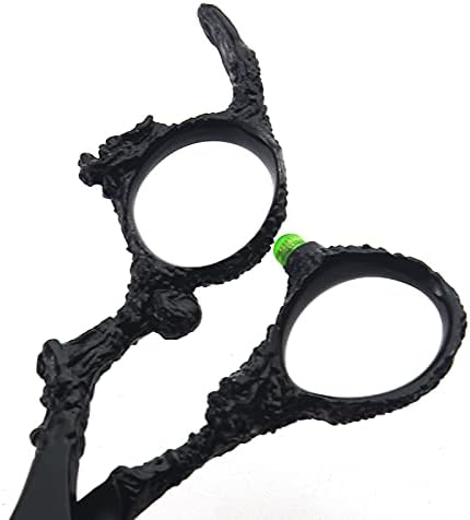 AXEMOORE 6 Inch 4pc Ergonomic Barber Scissors, 440C Stainless Steel, Right Hand, Hairdressing Scissors