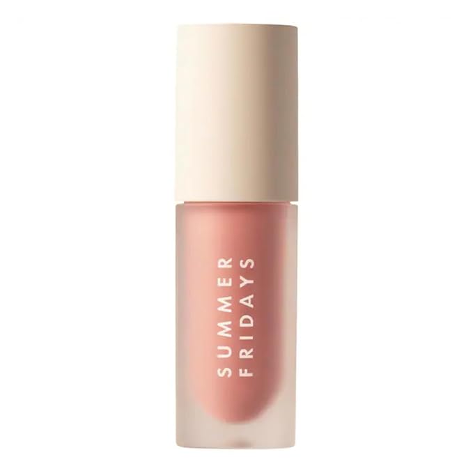 Summer Fridays Dream Lip Oil - Hydrating Tinted Lip Gloss Oil - Non-Sticky Formula with Skincare Benefits for Long-Lasting Softness + Shine - Effortless Beauty Gifts - Bare Sand (0.15 Oz)