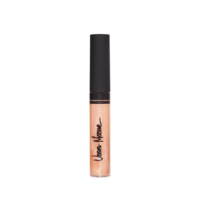 VERA MOORE COSMETICS AND SKIN CARE Lip Gloss, Moisturizing Lip Color with Shimmer for Long Lasting Shine, Lightweight Lip Stain, Non-Sticky Lip Gloss with Aloe Vera, W/Vitamin C, E (Naked Innocense)