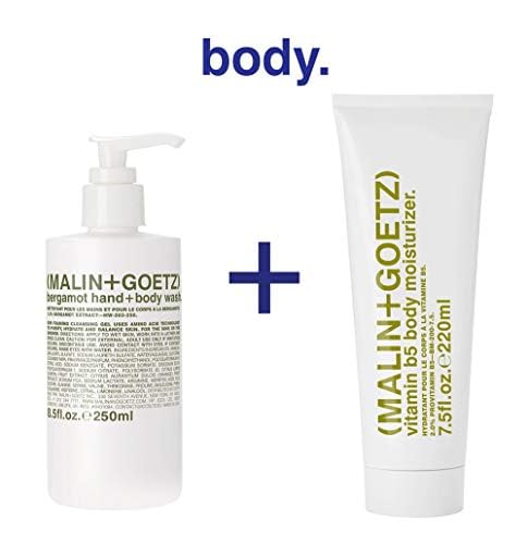 MALIN+GOETZ Hand + Body Wash Foaming Gel Cleanser, Bergamot 16 fl oz