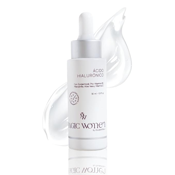 Magic Women by Elizabeth Bravo Hyaluronic Acid Serum for Face – Ultra Hydrating Facial Serum with Vitamin B5, Silanol & Aloe – Face Serum for Women – Lightweight Skin Care – 1 Fl Oz