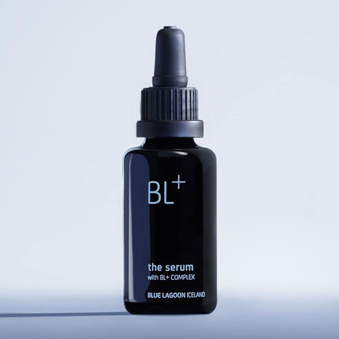 Blue Lagoon Skin Science - BL+ The Serum Daily Anti-Aging Facial Treatment | Sustainable, Bioactive Luxury Skincare (Mini, 0.5 fl oz | 15 ml)