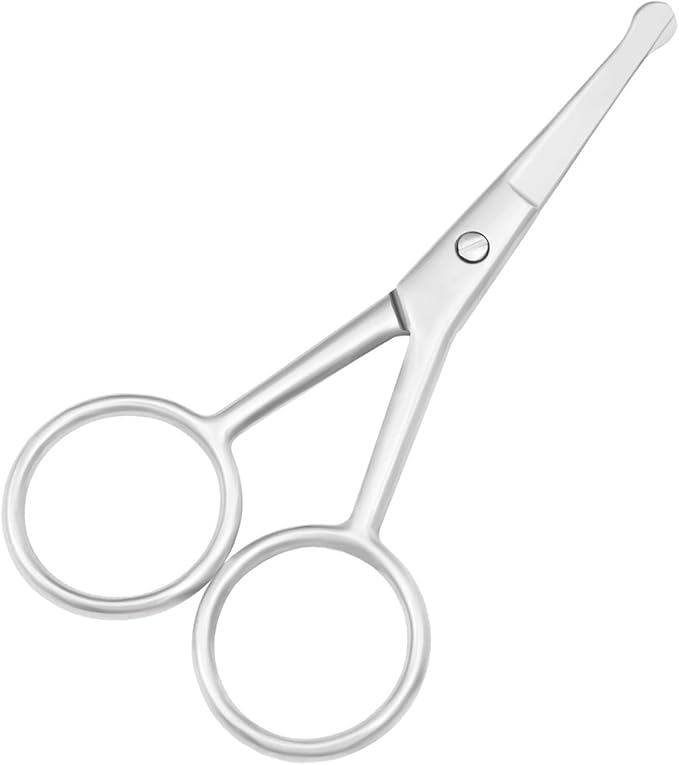 Motanar Multicolor Professional Grooming Scissors for Facial Hair Removal