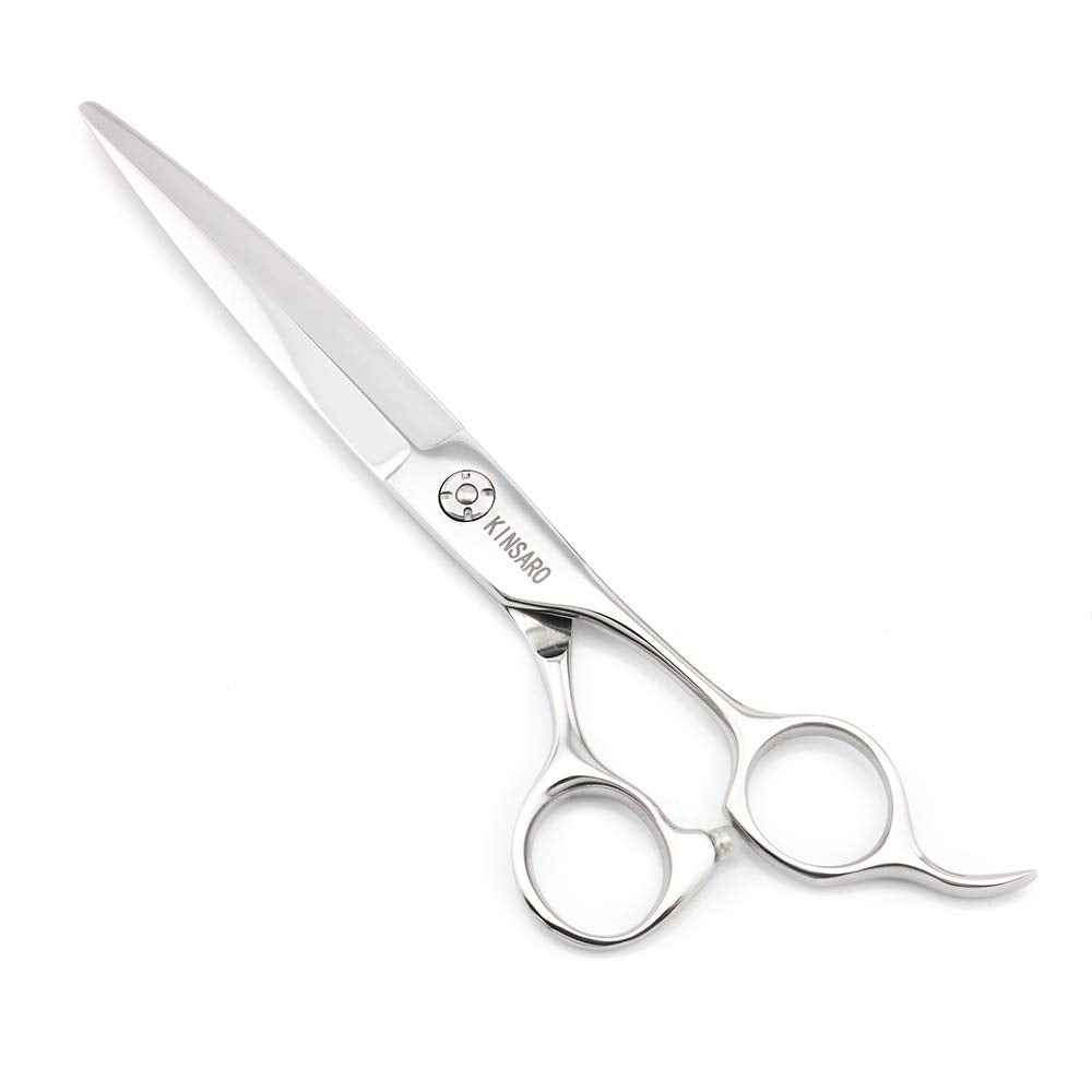 KINSARO 7 in Professional Hair Scissors Willow Shape Sliding Shears,440C