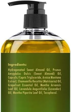 Majestic Pure Arnica Massage Oil for Men & Women, 8 Fl Oz, 2-Pack