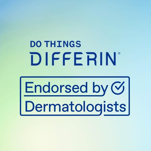 Differin Acne Face Wash, 5% Benzoyl Peroxide Daily Cleanser, 4oz