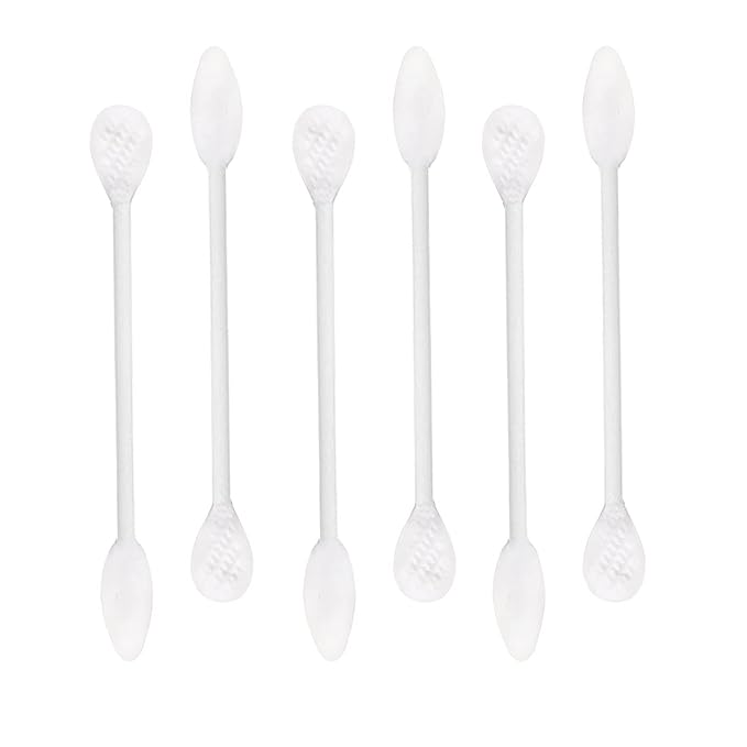 Paper Stick Thick Cotton Swabs with Precision&Flattened Tip 375pcs XL size