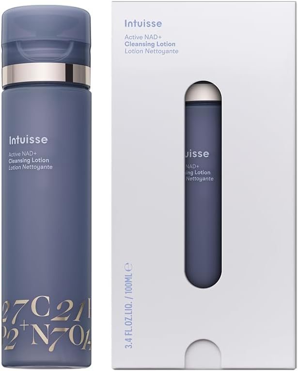 Intuisse - Active NAD+ Prebiotic Toner - Micellar Water & Makeup Remover– 5% Pharma-Grade NAD+ Cleanser with Centella Asiatica & A-Glucan Oligosaccharide – Swiss Liposomal Technology – 3.38 Fl Oz