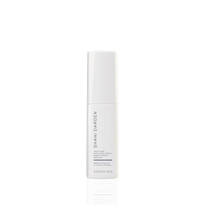 SHANI DARDEN SKINCARE Lactic Acid Face Serum Travel Size, Active PM Serum to Brighten and Smooth Skin, 0.34 fl oz