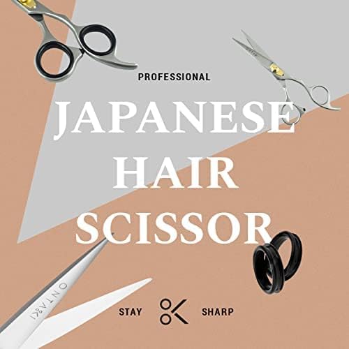 Ontaki Hair Cutting Scissors - 6.5" Japanese Steel, Silver