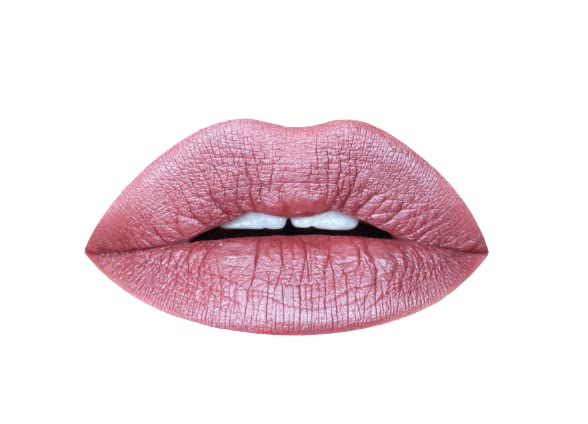 Aromi Dusty Rose Metallic Liquid Lipstick (Pixie Dust)