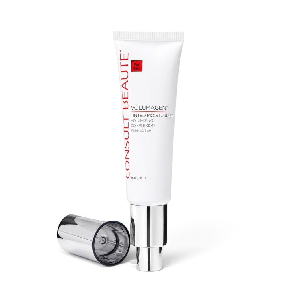 Consult Beaute Volumagen Tinted Facial Moisturizer, Cream Finish, Dark 1oz