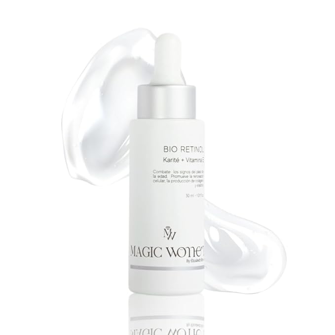 Magic Women by Elizabeth Bravo Bio-Retinol Face Serum – Anti-Aging Facial Serum with Shea Butter & Vitamin E – Retinol Alternative for Wrinkles, Firmness & Skin Renewal – 1 Fl Oz