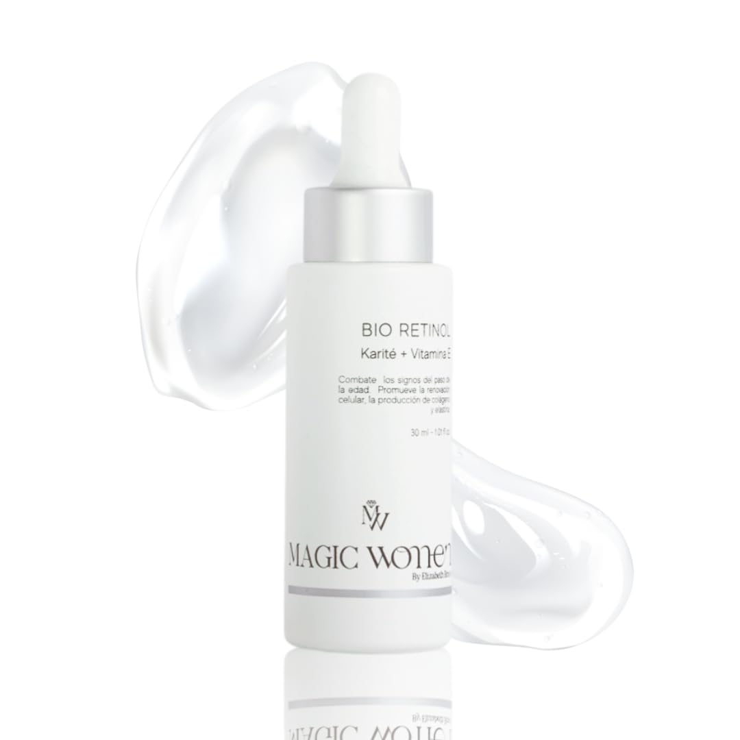 Magic Women by Elizabeth Bravo Bio-Retinol Face Serum – Anti-Aging Facial Serum with Shea Butter & Vitamin E – Retinol Alternative for Wrinkles, Firmness & Skin Renewal – 1 Fl Oz