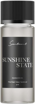 Scentiment Diffuser Oil – Sunshine State | White Peach, Calone & Sandalwood | Fresh, Fruity & Coastal Fragrance Oil for Cold Air Diffusers – 1.69 fl oz (50 mL)