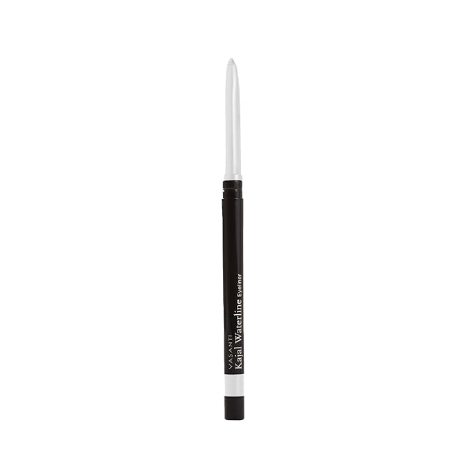 VASANTI Kajal Waterline Eyeliner (White Clarifier) | Long-Lasting, Blendable Waterline Eye Liner | Smudge-Proof & Water-Resistant Eyeliner Pencil for Sensitive Eyes | Ophthalmologist Approved & Tested