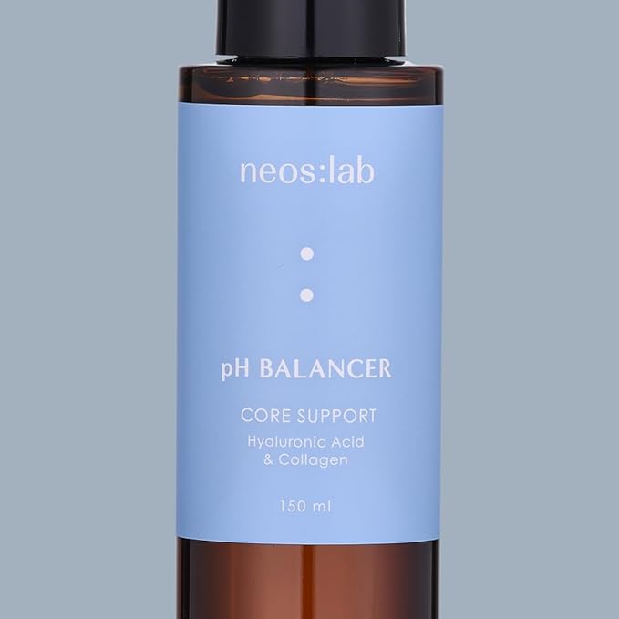 neos:lab pH Balancer 5.07 fl.oz. (150ml) - pH Balancing Toner, Hyaluronic Acid, Panthenol, Phyto Collagen, Facial Toner for Moisturizing, Hydrated, Healthy Skin…