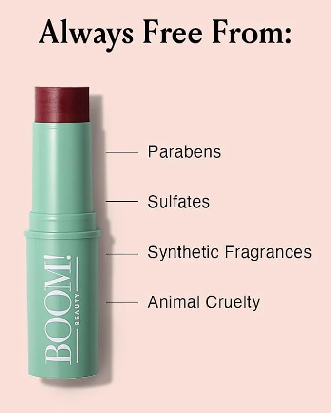 Boomstick Color® All-in-One Cream Blush for Cheeks, Eyes & Lips, Berry