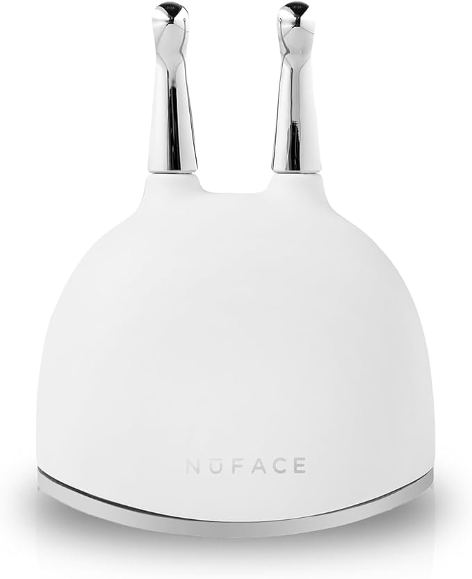 NUFACE Trinity+ Facial Massager + Lip & Eye Attachment - FDA-Cleared Face Sculpting Tool, Targeted Lift for Brows, Eyes & Lips, Reduces & Smooths Smile, Fine Lines - Microcurrent Facial Device