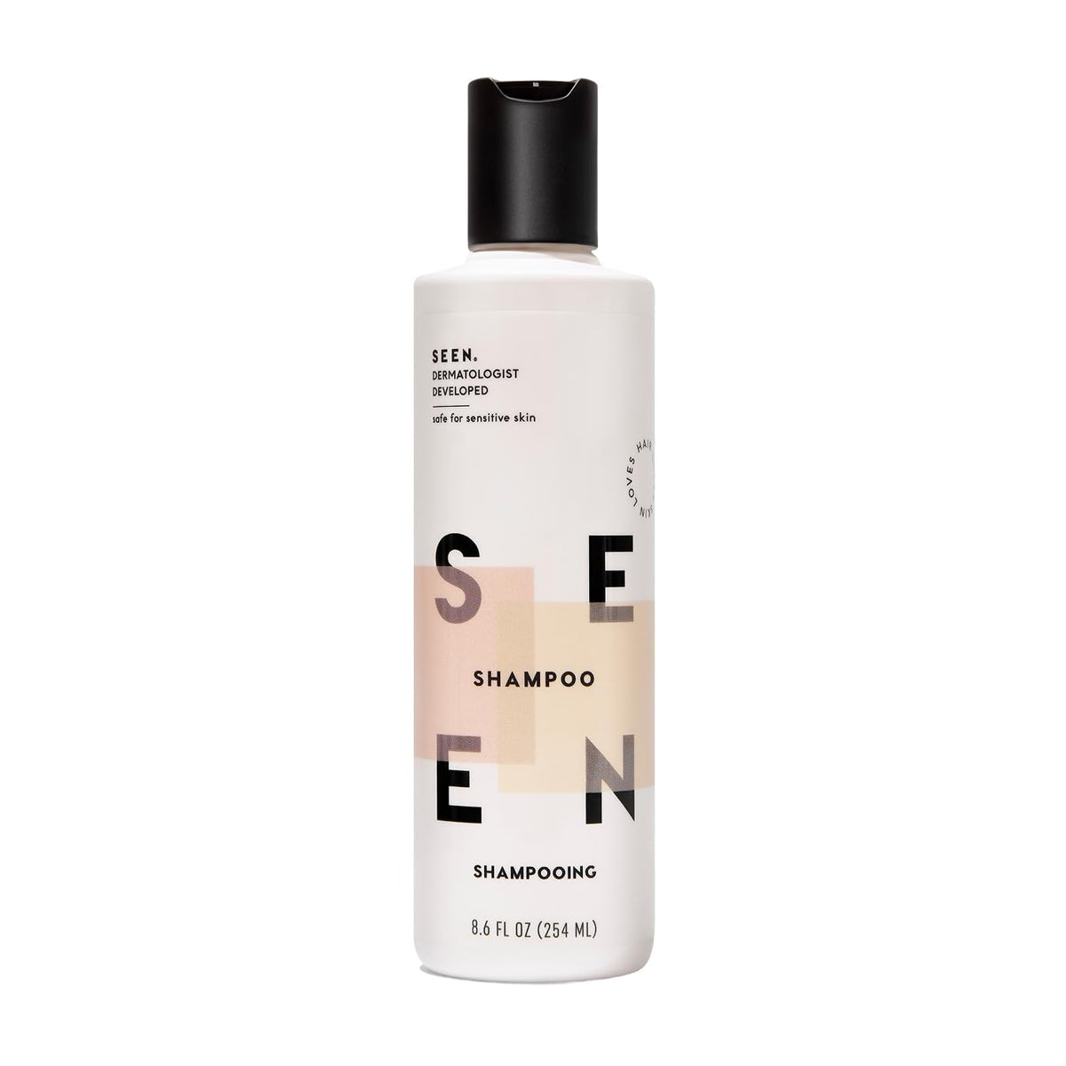 SEEN Shampoo Eco-Refill, Fragrance Free - Non-Comedogenic Hair Shampoo- Dermatologist-Developed - Safe for Sensitive, Eczema & Acne Prone Skin
