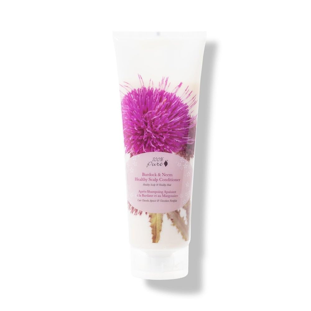 100% PURE Burdock and Neem Healthy Scalp Purifying Conditioner, 8 fl oz