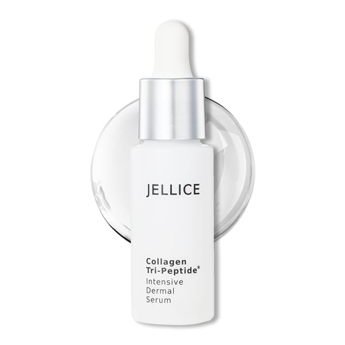 JELLICE Collagen Tripeptide Face Serum – Anti-Aging & Firming Formula with Niacinamide, Hyaluronic Acid & Centella – Deep Hydration & Smoother-Looking Skin – Japanese Beauty – 1.01 fl oz