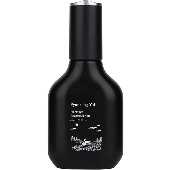 Pyunkang Yul PKY Black Tea Boosting Serum, Condensed Nutrition for Fine Line Care with Kombucha, Ginseng Fruit Extract, Zero-Irritation, Korean Skincare (1.52 Fl. Oz, 45ml)