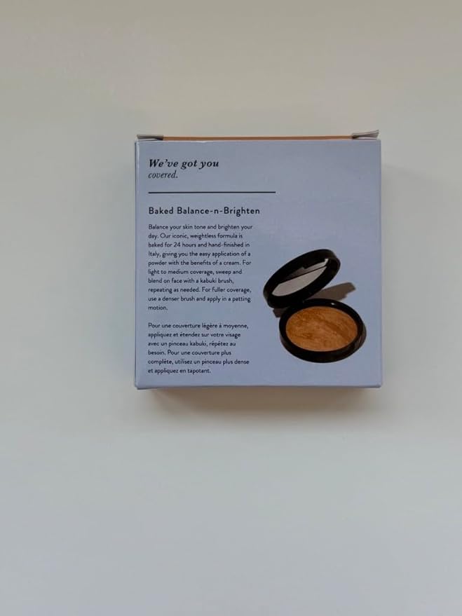 LAURA GELLER NEW YORK Baked Double Take Powder Foundation – Longwear Buildable Medium to Full Coverage – Matte Finish – Non-Caking Formula – Handmade in Italy – Mature & Sensitive Skin – Tan