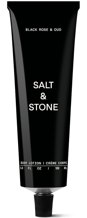 Salt & Stone Body Lotion for Women & Men, Vegan, Black Rose & Oud 3.4 fl oz