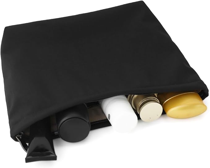 BBORGDC Premium Nylon Makeup Bag - Large Capacity Travel Cosmetic Pouch & Toiletry Organizer with Zipper, Ideal for Daily Use, Gifts, and On-the-Go Essentials
