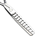 Barber hair scissors, Axemoore professional - 6"(6 in- tooth-E)