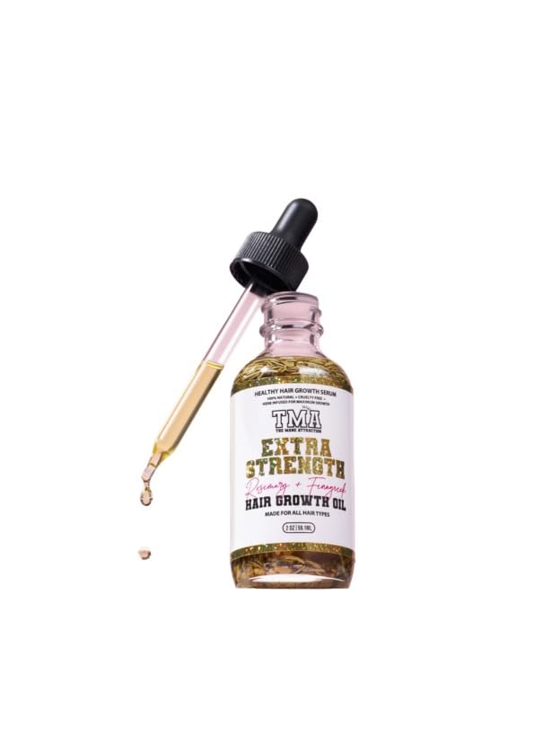 The Mane Attraction Extra-Strength Herbal Hair Growth Oil, 2 Fl Oz