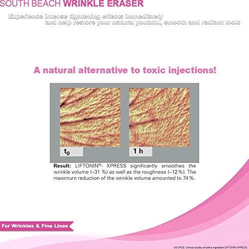 South Beach Skin Solutions Instant Face Tightening & Wrinkle Smoother – Visible Lifting Effect in Minutes with Insta-Lift™ + Insta-Brite™ Technology – Firms, Smooths & Brightens Skin (Airless Pump)